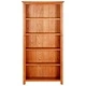 Библиотека с 5 рафта, 70x22x140 см, дъбов масив