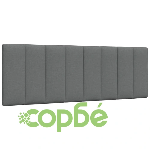 Легло с матрак, тъмносиво, 140x190 см плат ➤ топ цена ➤ sorbe.bg