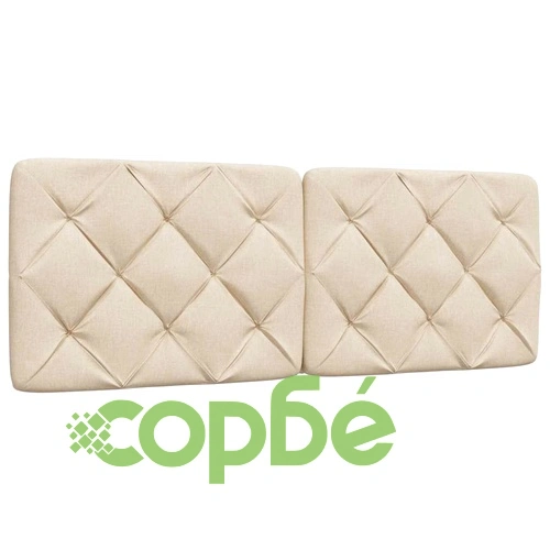 Рамка за легло с LED без матрак Cream 140x190 cm Fabric ➤ топ цена ➤ sorbe.bg