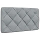 Легло с матрак, светлосиво, 80x200 см, плат