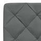 Легло с матрак, тъмносиво, 90x200 см, плат