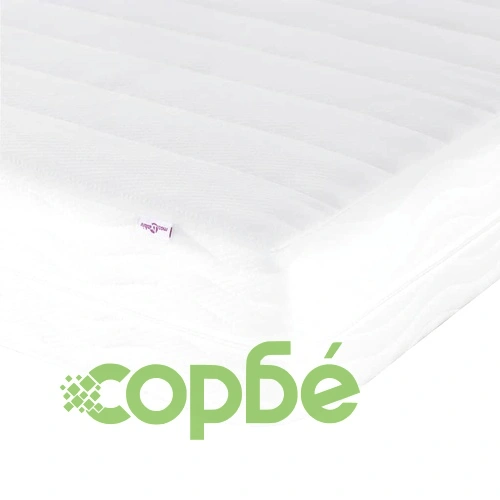 Легло с матрак, светлосиво, 140x190 см плат ➤ топ цена ➤ sorbe.bg