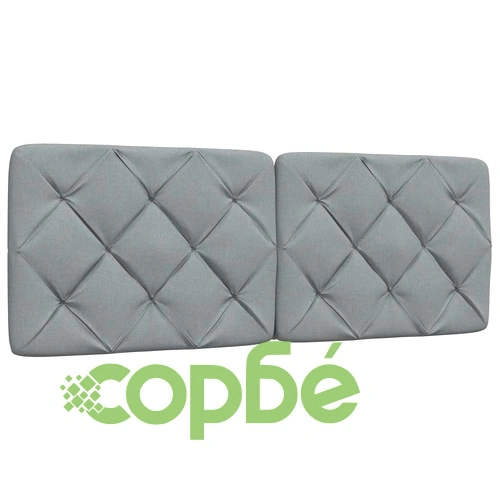 Легло с матрак, светлосиво, 140x190 см плат ➤ топ цена ➤ sorbe.bg