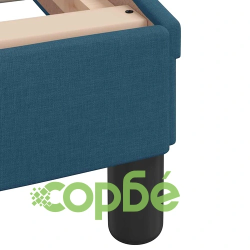 Легло с матрак, синьо, 140x190 см, плат ➤ топ цена ➤ sorbe.bg