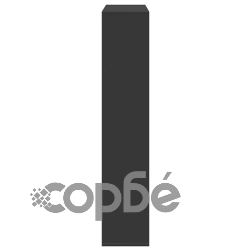 Библиотека, черна, 102x29x143 см, инженерно дърво ➤ топ цена ➤ sorbe.bg