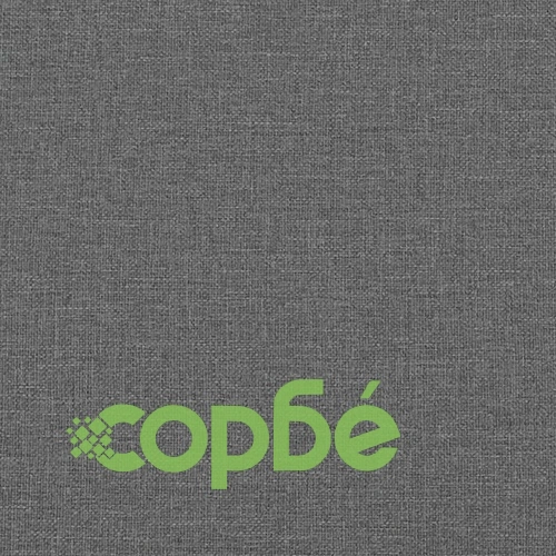 Трапезни столове, 4 бр, тъмносиви, текстил ➤ топ цена ➤ sorbe.bg