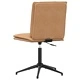 Трапезни столове, 6 бр, кафяви, кадифе