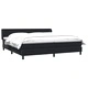 Box Spring легло с матраци Black 180x210 cm Velvet