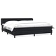 Box Spring легло с матраци Черно 200x210 cm Кадифе