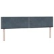 Box Spring легло с матраци Тъмно сиво 180x210 cm кадифе