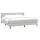 Box Spring легло с матраци Светло сиво 180x220 cm кадифе