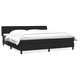 Box Spring легло с матраци Black 180x210 cm Velvet