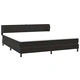 Box Spring легло с матраци Black 180x210 cm Velvet