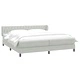 Box Spring легло с матраци Светло сиво 180x220 cm кадифе