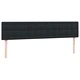 Box Spring легло с матраци Black 180x210 cm Velvet