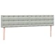 Box Spring легло с матраци Светло сиво 180x220 cm кадифе