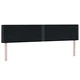 Боксспринг легло с матрак, черно, 200x220 см, кадифе