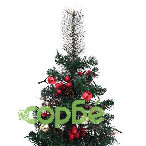 Изкуствени осветени коледни елхи за алея, 2 бр, 76 см, PVC ➤ топ цена ➤ sorbe.bg