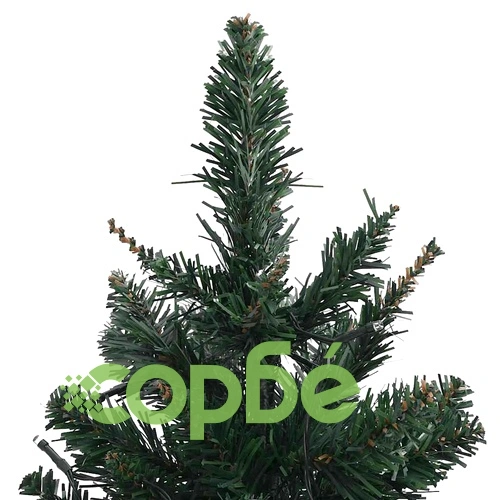 Изкуствена осветена коледна елха със стойка зелена 60 см PVC ➤ топ цена ➤ sorbe.bg