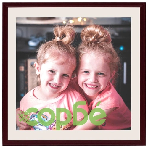 Фоторамки за колаж, 3 бр, за стена, тъмночервени, 40x40 см ➤ топ цена ➤ sorbe.bg