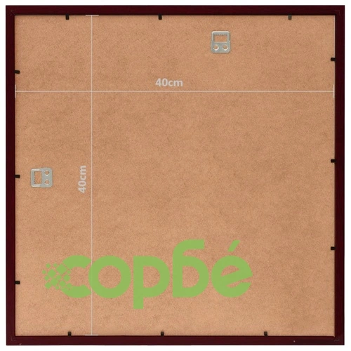 Фоторамки за колаж, 3 бр, за стена, тъмночервени, 40x40 см ➤ топ цена ➤ sorbe.bg