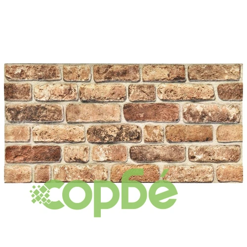3D стенни панели с дизайн на тухли в тъмнопясъчно 10 бр EPS ➤ топ цена ➤ sorbe.bg