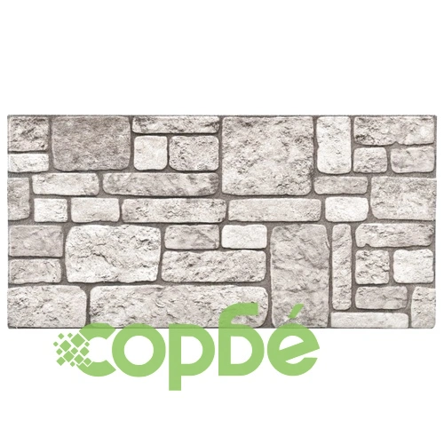 3D стенни панели с дизайн на сиви тухли 10 бр EPS ➤ топ цена ➤ sorbe.bg