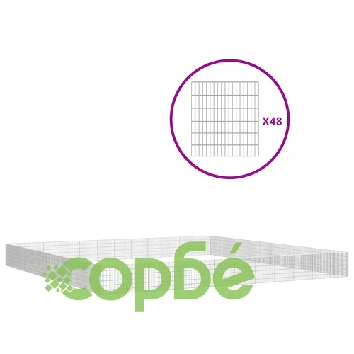 Ограждение за свободно отглеждане на животни 48-панела 54x60 см ➤ топ цена ➤ sorbe.bg