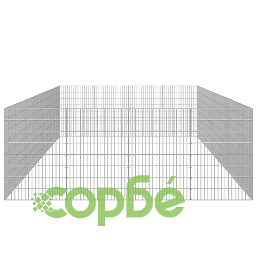 Ограждение за свободно отглеждане на животни 24-панела 54x80 см ➤ топ цена ➤ sorbe.bg