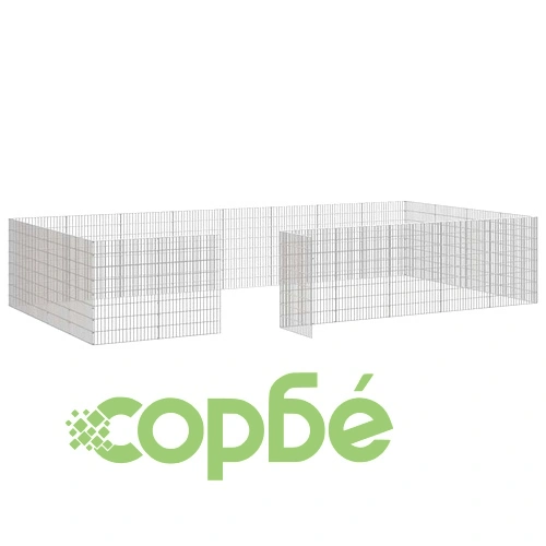 Ограждение за свободно отглеждане на животни 24-панела 54x80 см ➤ топ цена ➤ sorbe.bg