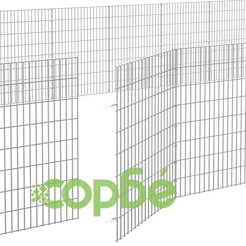 Ограждение за свободно отглеждане на животни 24-панела 54x80 см ➤ топ цена ➤ sorbe.bg