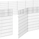 Ограждение за свободно отглеждане на животни 24-панела 54x80 см