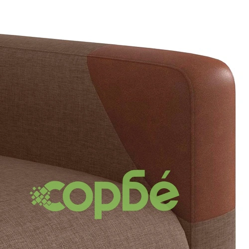 Електрически изправящ реклайнер стол, кафяв, текстил ➤ топ цена ➤ sorbe.bg