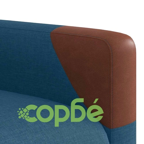 Електрическа стойка нагоре Реклинер стол Синя тъкан ➤ топ цена ➤ sorbe.bg