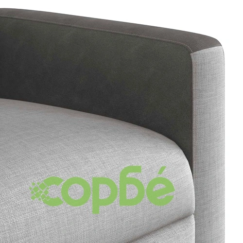 Електрически масажен реклайнер стол, облачно сив, текстил ➤ топ цена ➤ sorbe.bg
