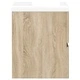 Комплект мебели за баня от 2 части, дъб сонома, инженерно дърво