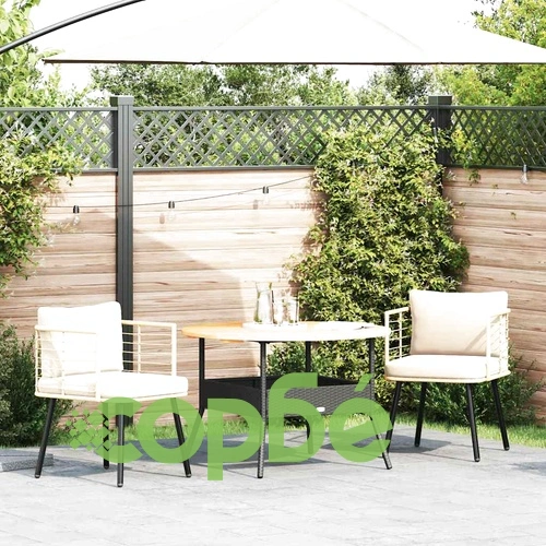 Градински столове 2 бр. с възглавници Natural Poly Rattan ➤ топ цена ➤ sorbe.bg