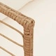 Градински столове 2 бр. с възглавници Natural Poly Rattan