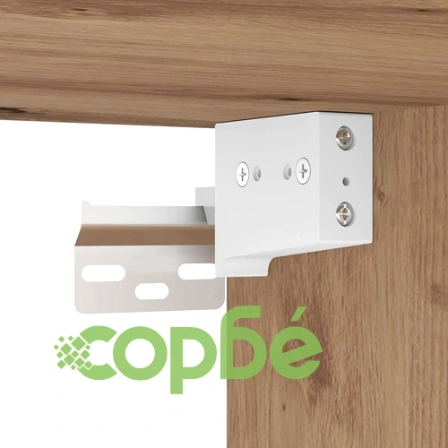 Комплект мебели за баня от 3 части Дъб артизан инженерно дърво ➤ топ цена ➤ sorbe.bg