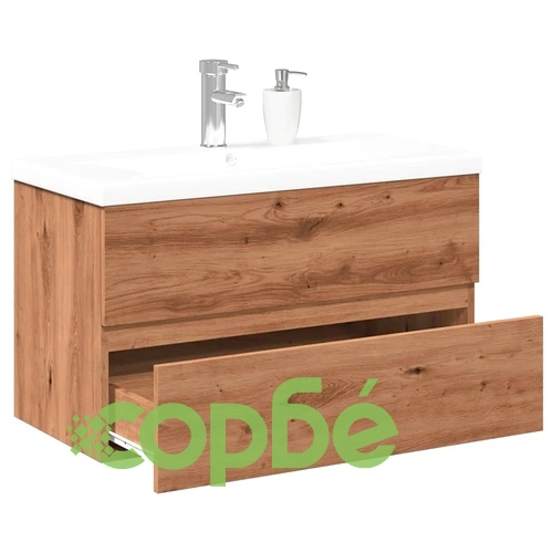 Шкаф за мивка с вграден басейн Дъб артизан ➤ топ цена ➤ sorbe.bg