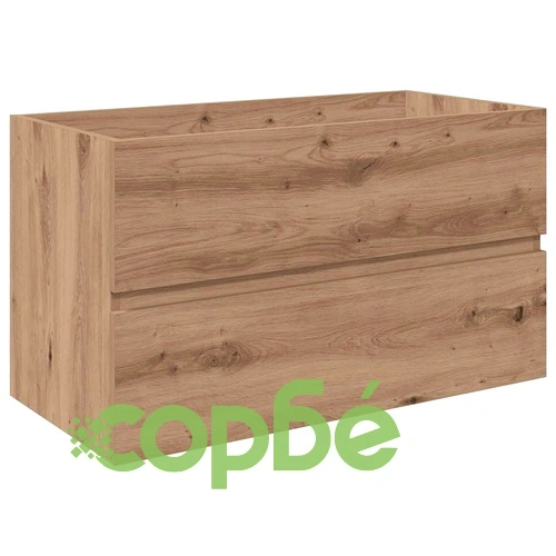 Шкаф за мивка с вграден умивалник и смесител Дъб артизан ➤ топ цена ➤ sorbe.bg