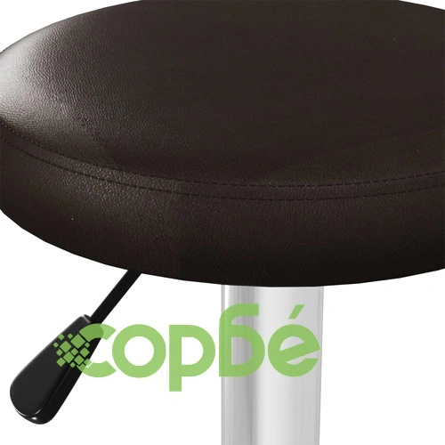 Бар табуретки, 2 бр, кафяви, изкуствена кожа ➤ топ цена ➤ sorbe.bg