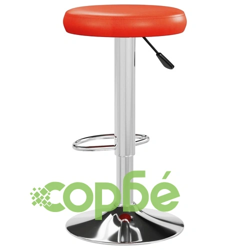 Бар табуретки, 2 бр, оранжеви, изкуствена кожа ➤ топ цена ➤ sorbe.bg