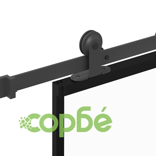 Плъзгаща се врата с обков 76x205 см ESG стъкло и алуминий ➤ топ цена ➤ sorbe.bg