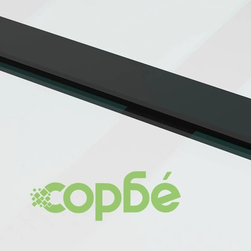 Плъзгаща се врата с обков 76x205 см ESG стъкло и алуминий ➤ топ цена ➤ sorbe.bg