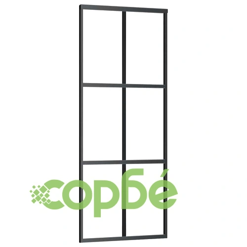 Плъзгаща се врата с обков 76x205 см ESG стъкло и алуминий ➤ топ цена ➤ sorbe.bg