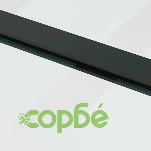 Плъзгаща се врата с обков 76x205 см ESG стъкло и алуминий ➤ топ цена ➤ sorbe.bg