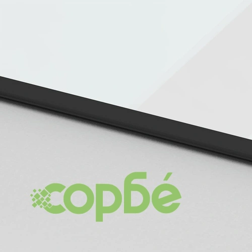 Плъзгаща се врата с обков 76x205 см Закалено стъкло&Алуминий ➤ топ цена ➤ sorbe.bg