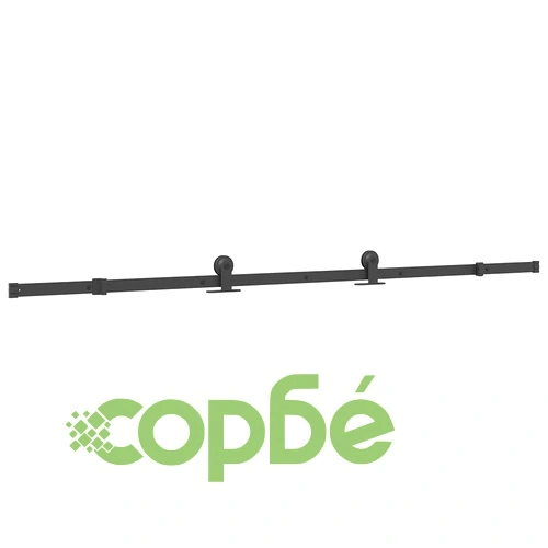 Плъзгаща се врата с обков 102,5x205 см Закалено стъкло&Алуминий ➤ топ цена ➤ sorbe.bg