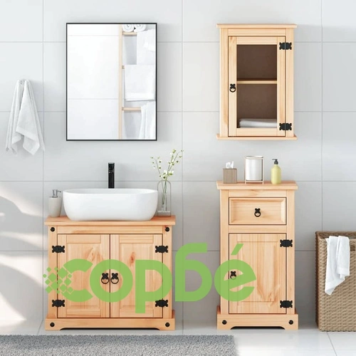 Комплект мебели за баня от 3 части Corona ➤ топ цена ➤ sorbe.bg